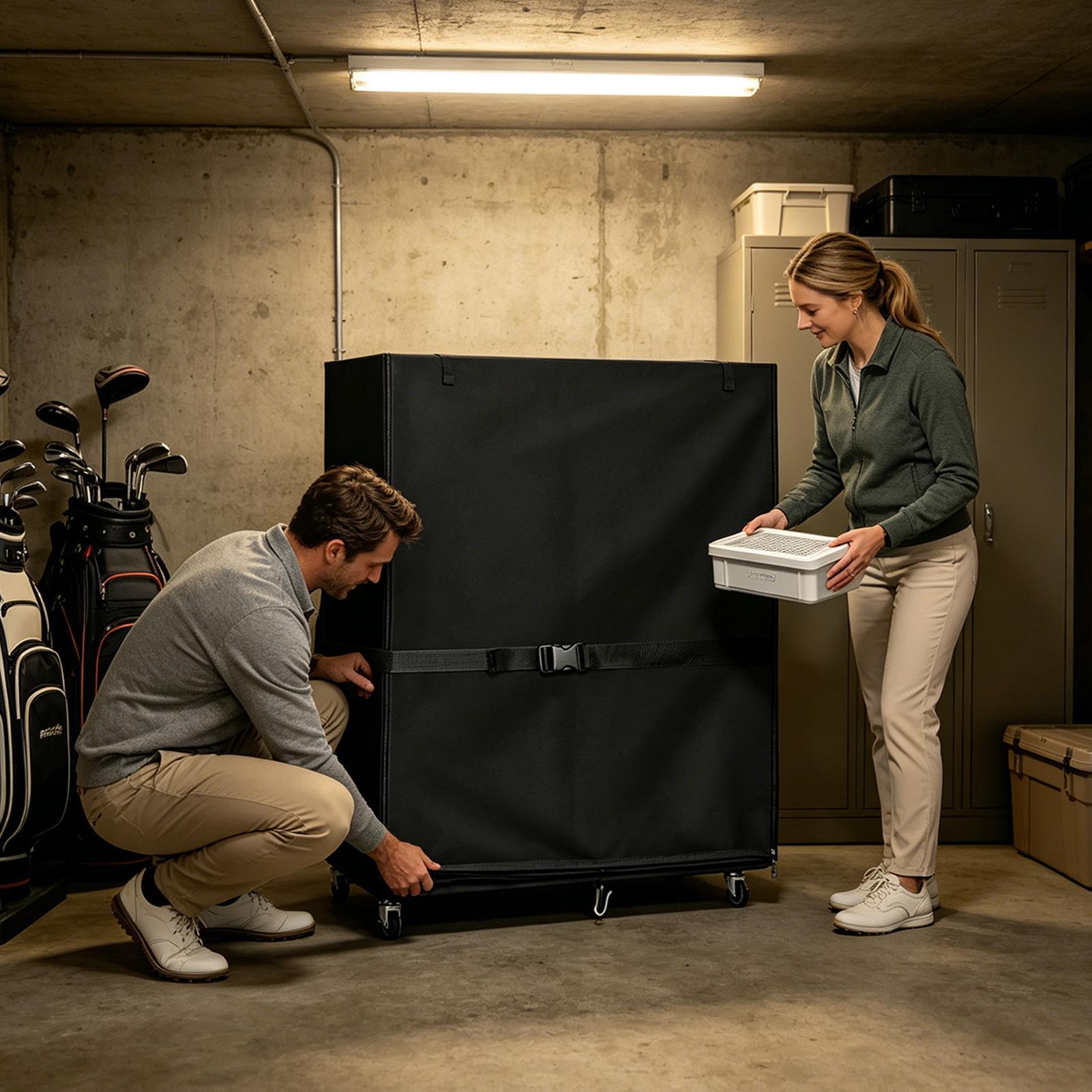 Чехол-дождевик для гольф-сумки – обзор и цена Golf Equipment Garage Storage