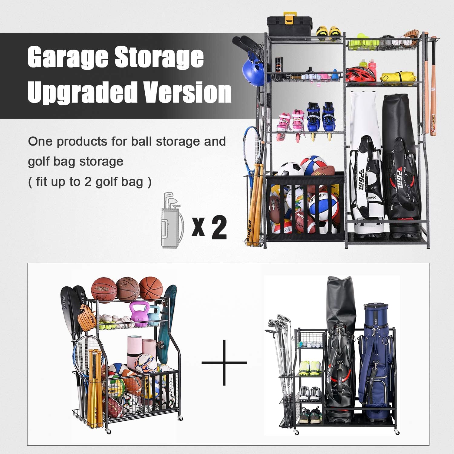 Стойка для хранения спортивног – обзор и цена Golf Equipment Garage Storage