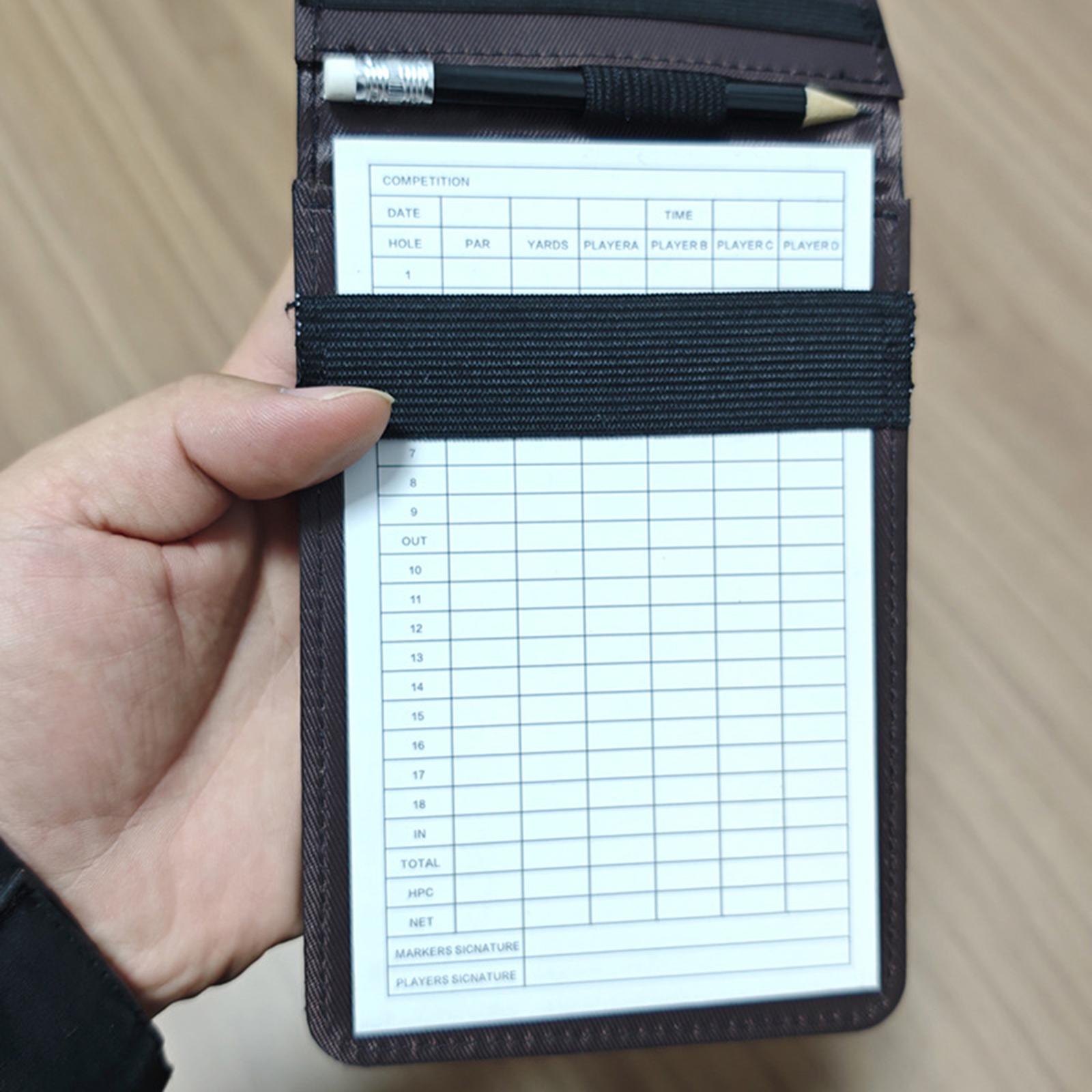 Многоразовый блокнот для запис – обзор и цена Golf Scorecard Holder