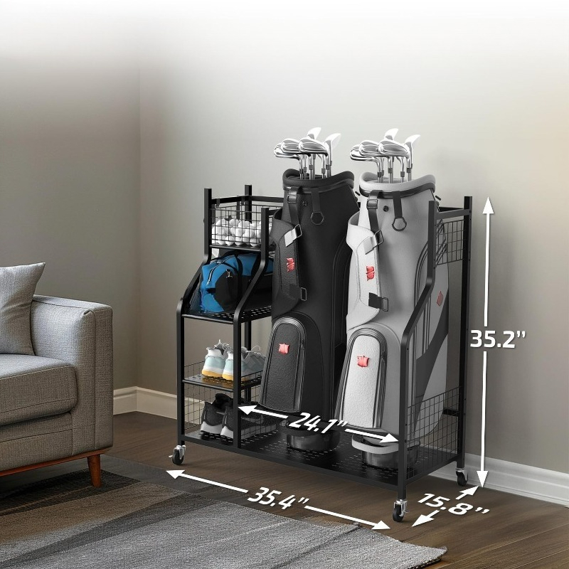 Стойка для хранения гольф-сумо – обзор и цена Golf Equipment Garage Storage