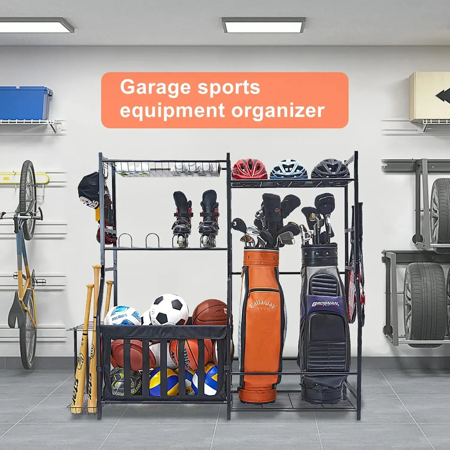 Органайзер для спортивного инв – обзор и цена Golf Equipment Garage Storage